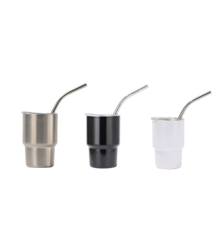 2Oz Mini Mini -Tumbler de aço inoxidável