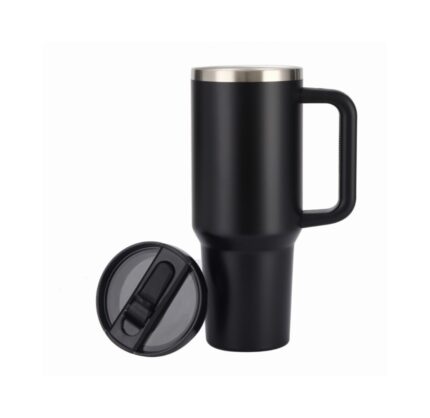 40oz stainless steel tumbler with handle