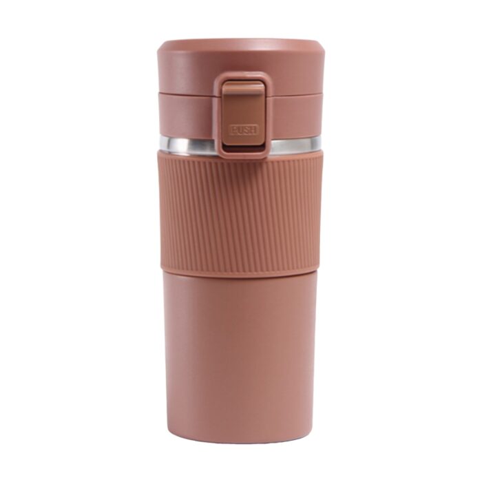 400ml stainless steel tumbler with antislip sleeve