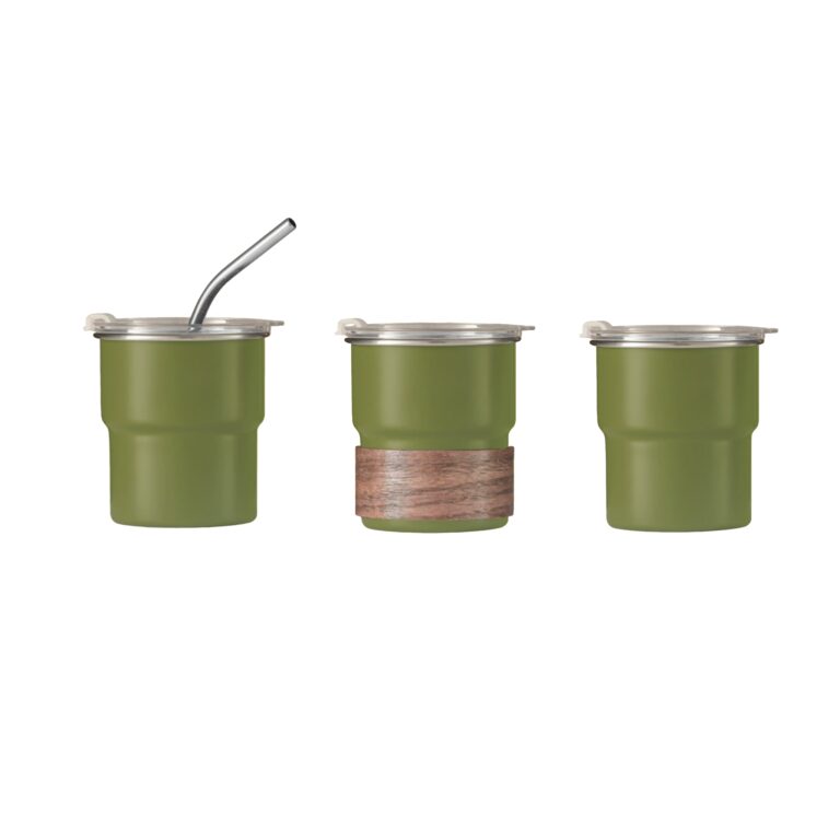 300ml copo de acampamento de aço inoxidável
