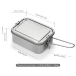 40Oz Titanium Lunchbox mit Griff