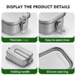 40Oz Titanium Lunchbox mit Griff