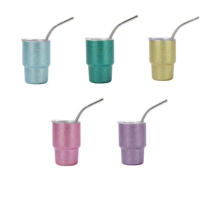 2oz stainless steel mini tumbler