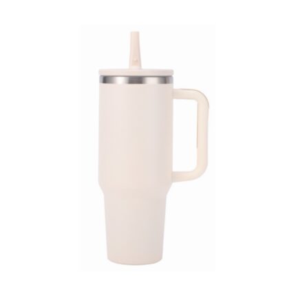 40oz stainless steel tumbler with foldable straw