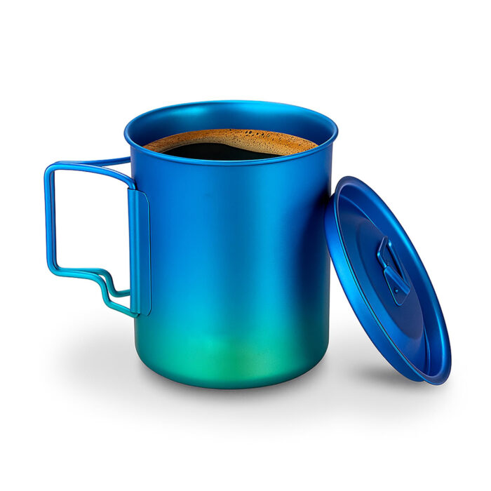Titanium Camping Pot Mug 15oz
