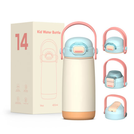 Botella de agua con tapa de flip