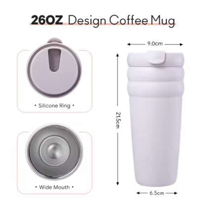 Double-layer stainless steel vacuum cup