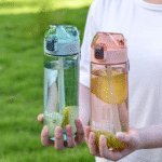 Bouteilles d'eau de sport en plastique portable