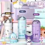 Botella de agua aislada de moda infantil