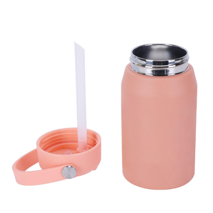 Double-wall insulated stainless steel water bottle