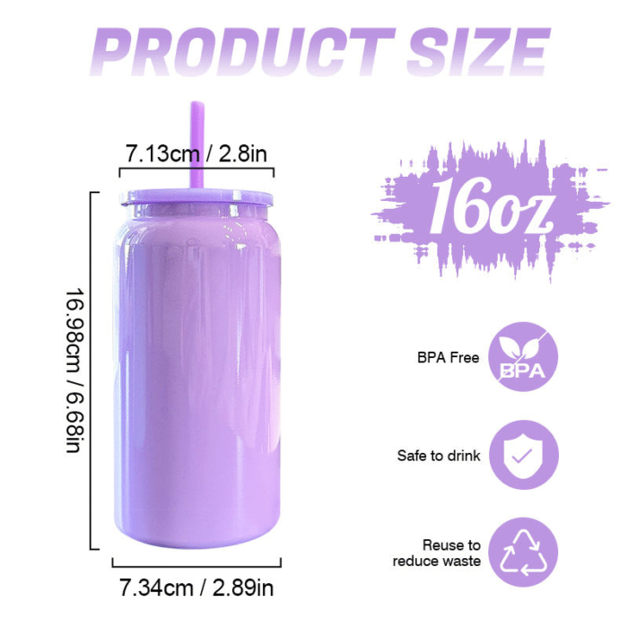 16 oz polished stainless steel cup