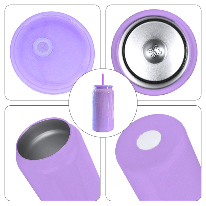16 oz polished stainless steel cup