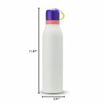Water Bottle with Straw for Sports and Travel