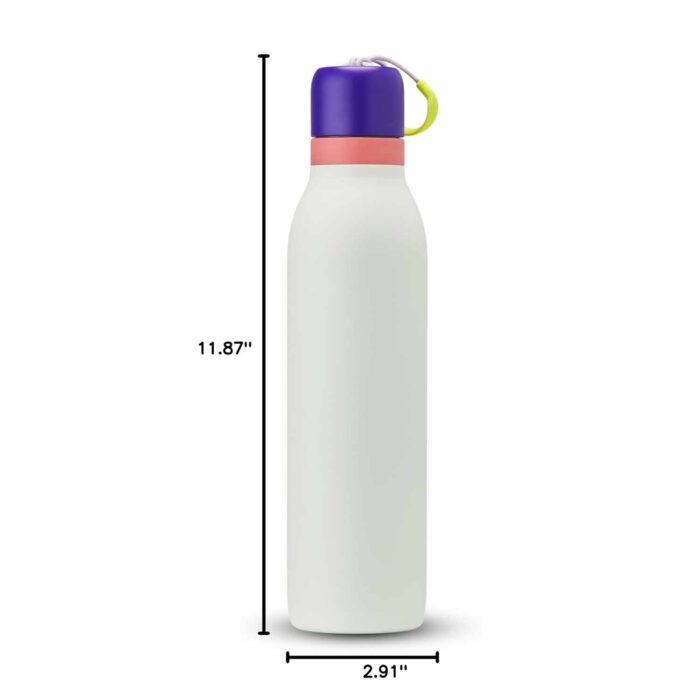 Water Bottle with Straw for Sports and Travel