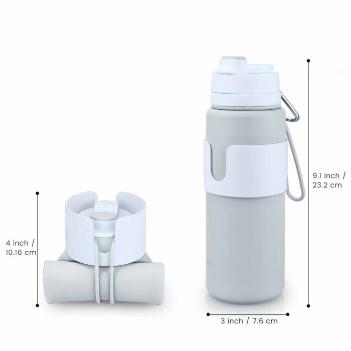 26oz Foldable Water Bottle for Travel Sports