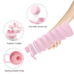 26oz Silicone Foldable Water Bottles