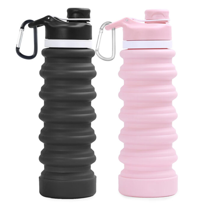 26oz Silicone Foldable Water Bottles