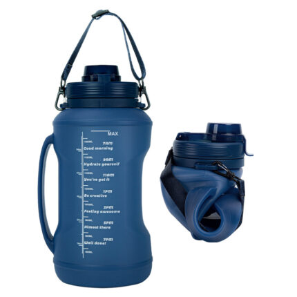 68 Oz Collapsible Water Bottles With Straw