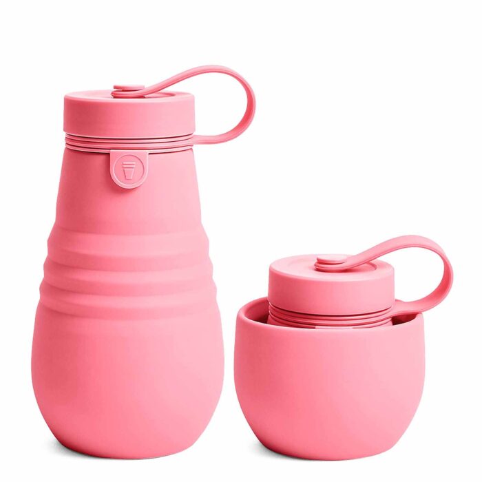Leakproof Reusable Silicone Travel Cup