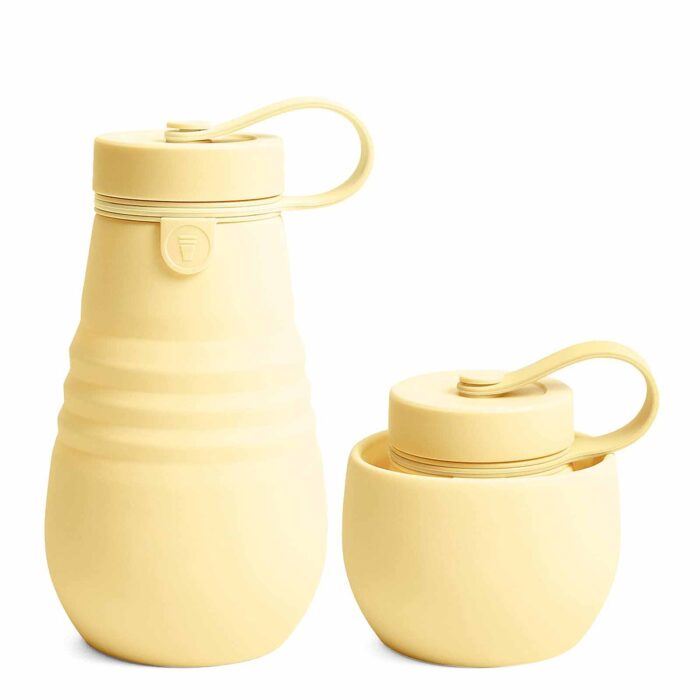 Leakproof Reusable Silicone Travel Cup