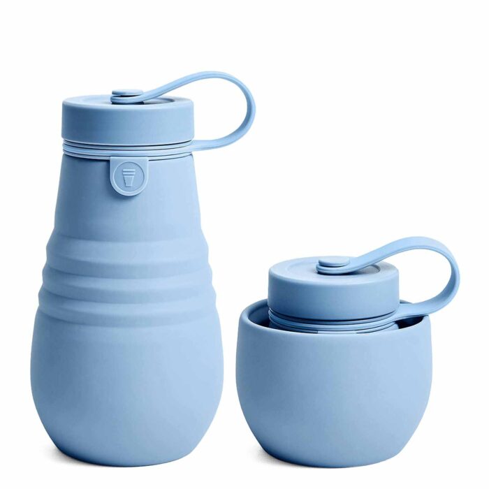 Leakproof Reusable Silicone Travel Cup