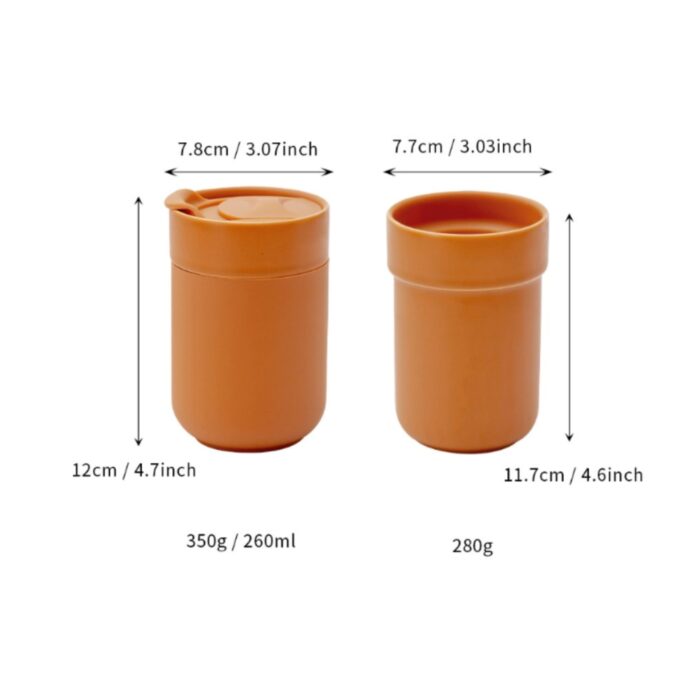 Stainless steel 260mL ceramic Tumbler