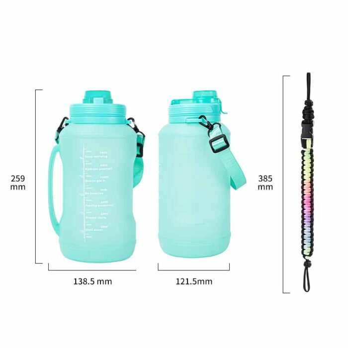68 Oz Collapsible Water Bottles With Straw