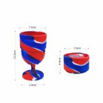 Collapsible Silicone Wine Glasses