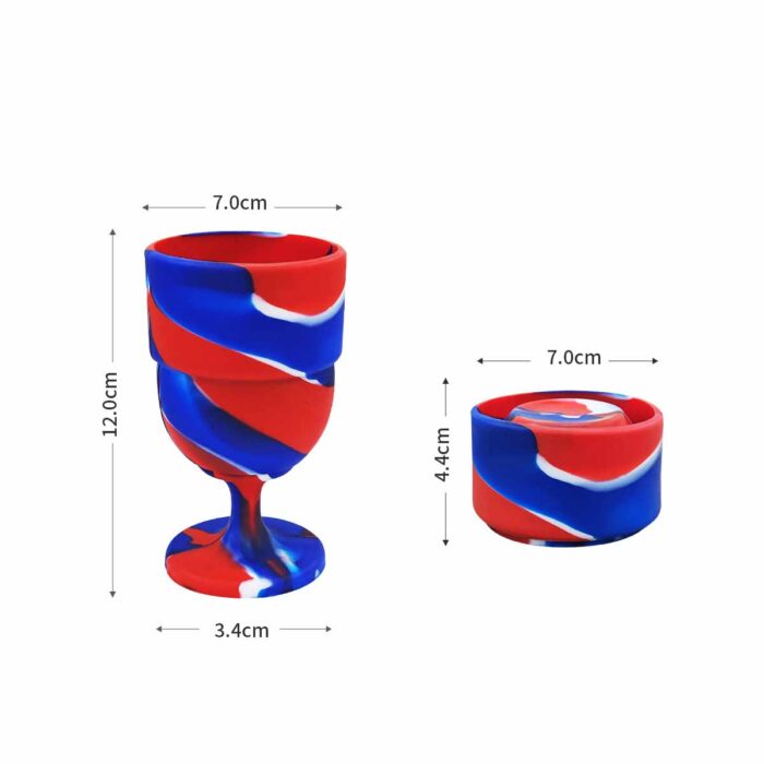 Collapsible Silicone Wine Glasses