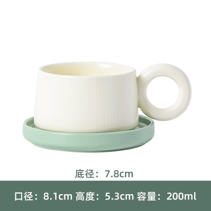 Modern design ceramic coffee cup