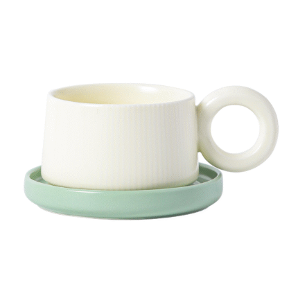 Modern design ceramic coffee cup