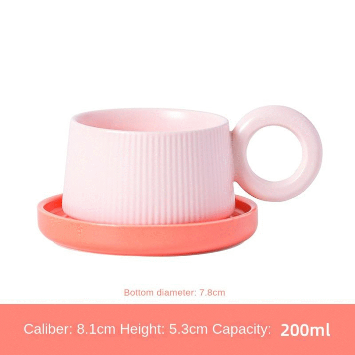 Modern design ceramic coffee cup