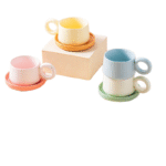 モダンなデザインセラミックコーヒーカップ