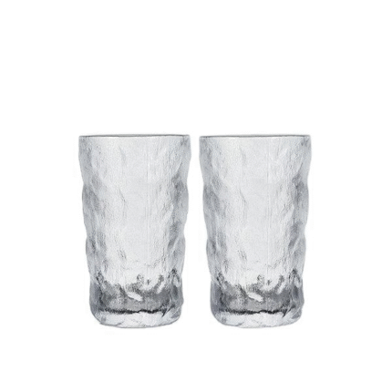 High-value glacier pattern glass water cup
