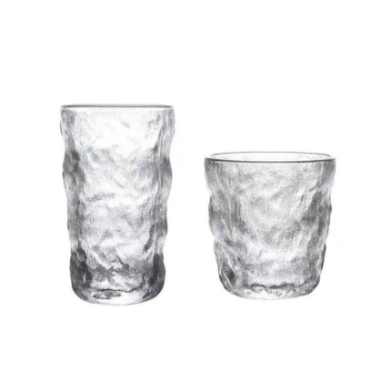 High-value glacier pattern glass water cup