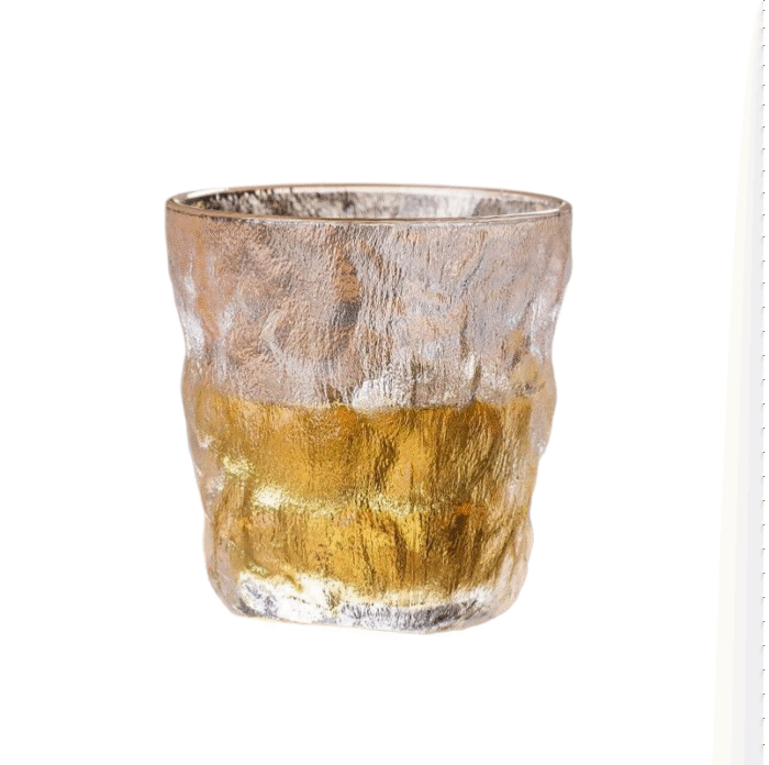 High-value glacier pattern glass water cup