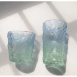 High-value glacier pattern glass water cup