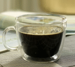 Heat-resistant double-layer glass juice cup