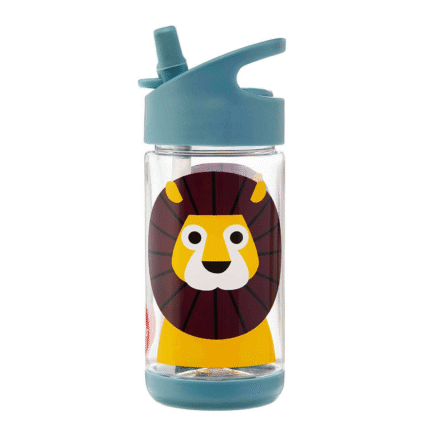 Cute Children's Water Bottle with Straw