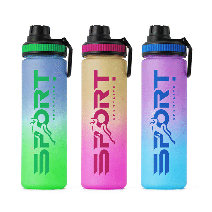 Ombre BPA-free plastic water bottle