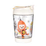 Cute cartoon travel plastic coffee cup