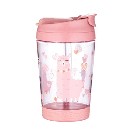 Cute cartoon travel plastic coffee cup